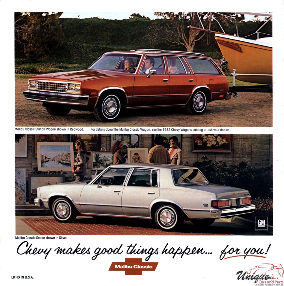 1982 Chevrolet Malibu Classic Brochure Page 3